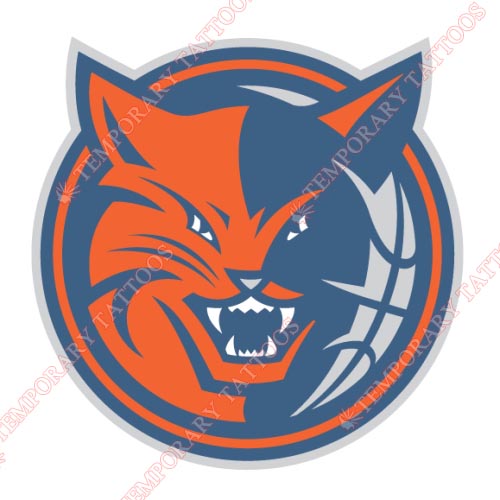 Charlotte Bobcats Customize Temporary Tattoos Stickers NO.929